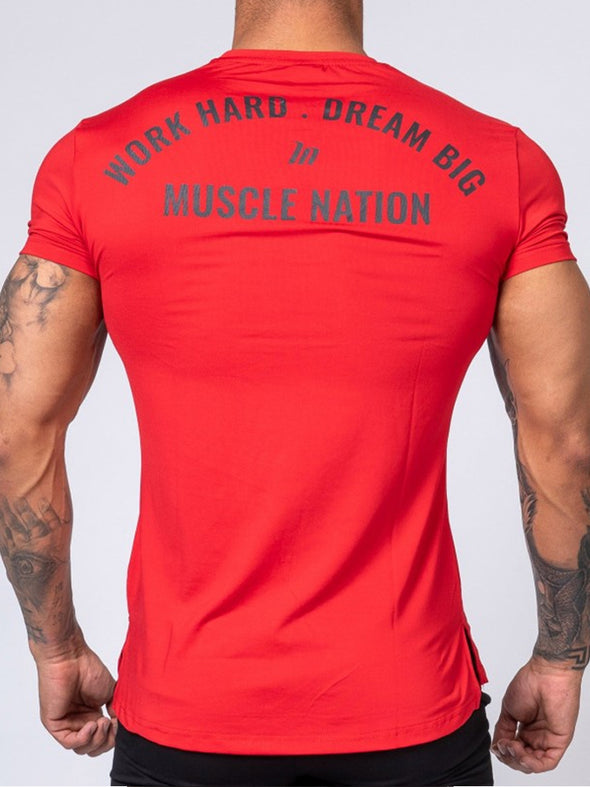 Musclenation - Climaflex MN Tee - Red Black